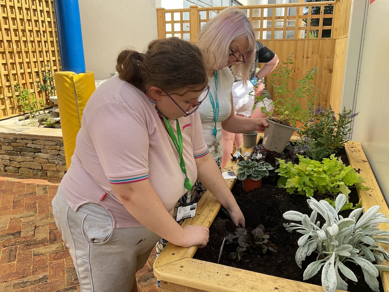 first image of students working